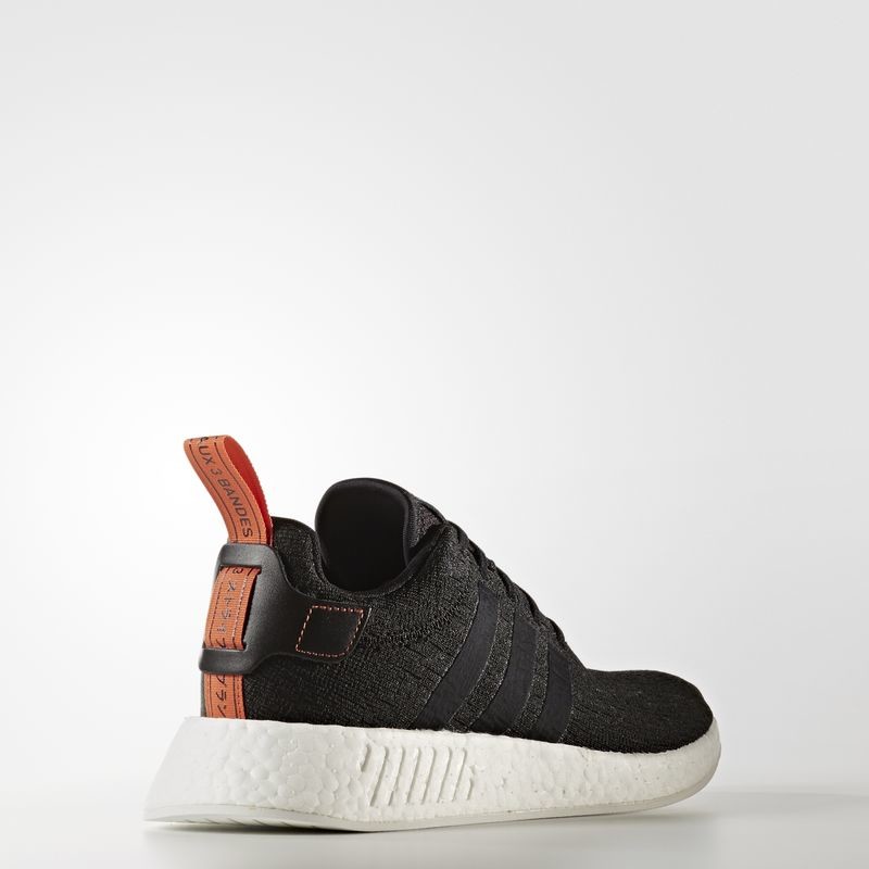 Nmd r2 best sale black orange